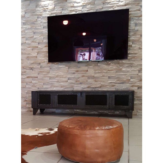 MEUBLE 2 / VESTIAIRE STYLE INDUSTRIEL MEUBLE TELEVISION