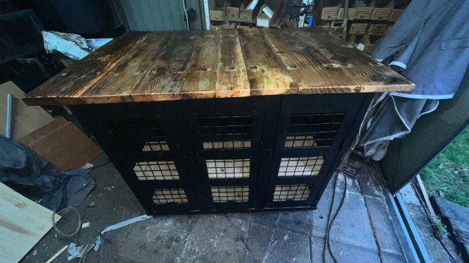 Buffet métallique mange debout 